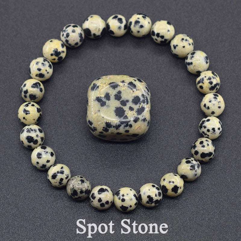 Dalmatian Stone Bracelet