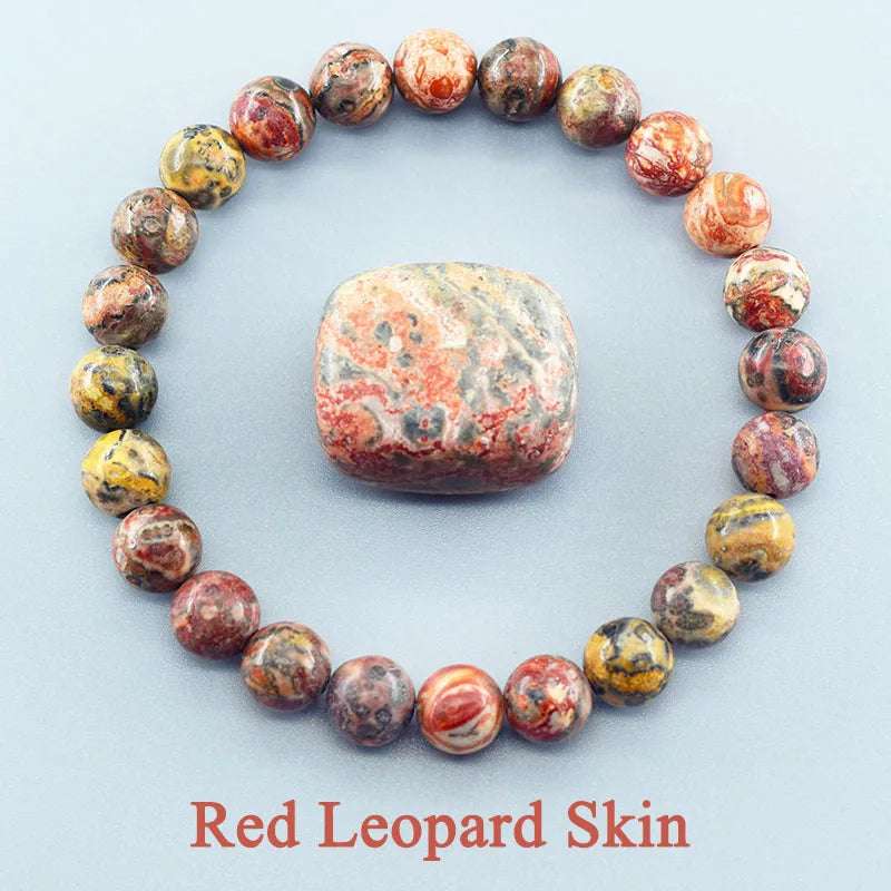 Red Leopard Skin Bracelet