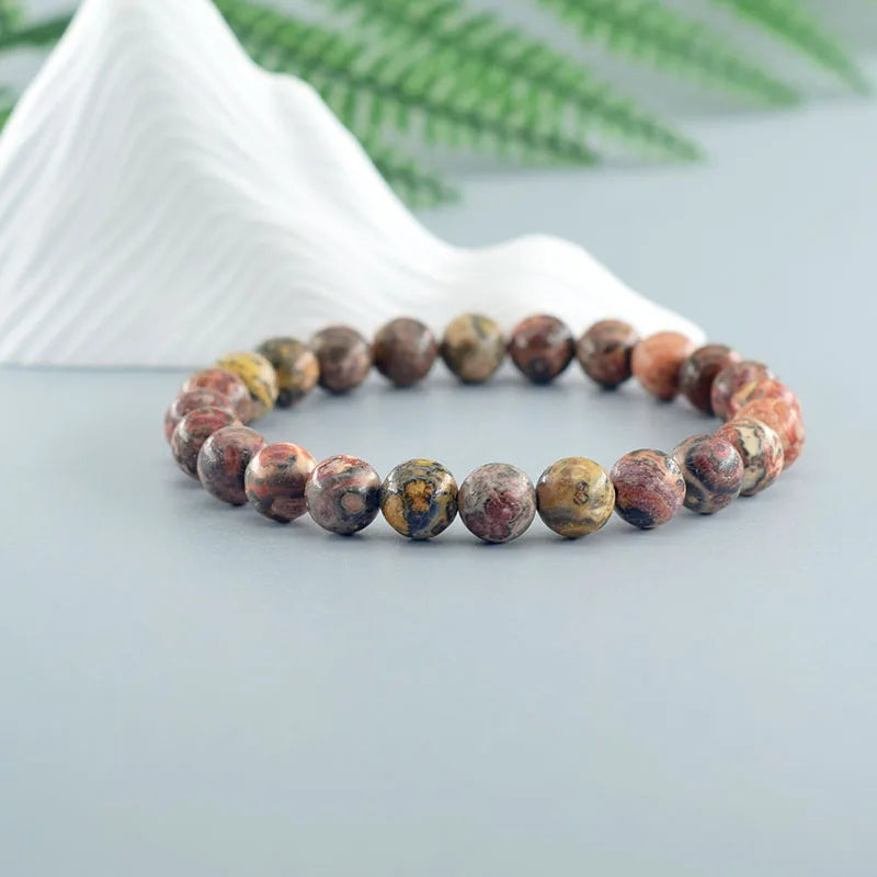 Red Leopard Skin Bracelet