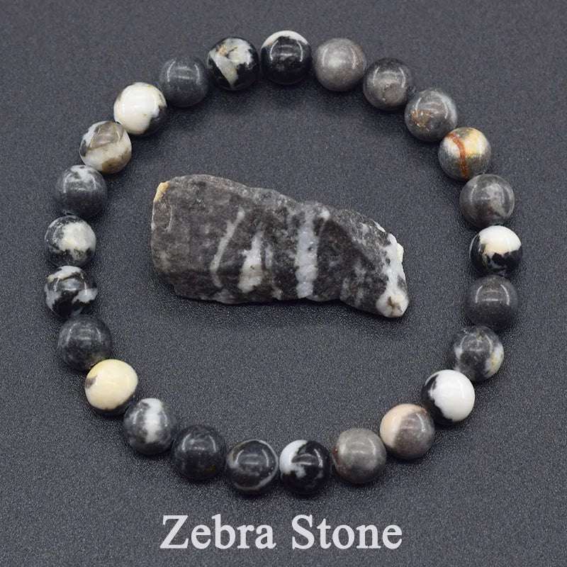 Zebra Stone Bracelet