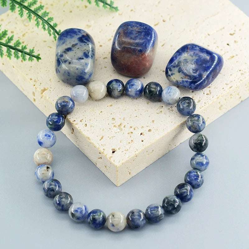 Blue Spot Stone Bracelet