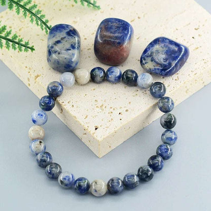 Blue Spot Stone Bracelet