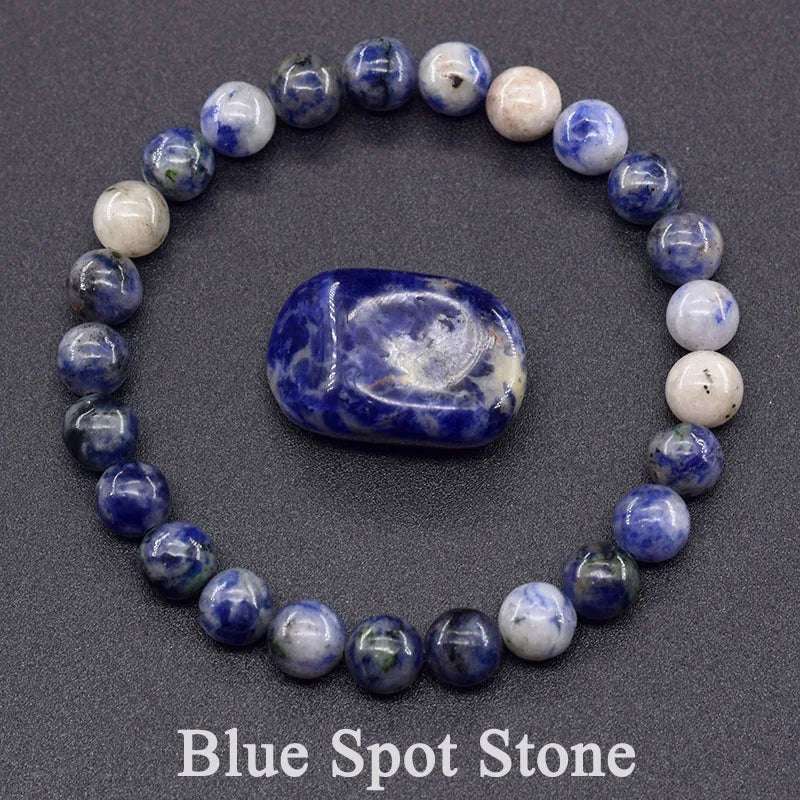 Blue Spot Stone Bracelet