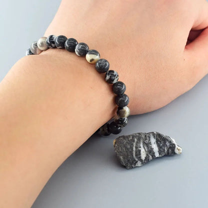Zebra Stone Bracelet