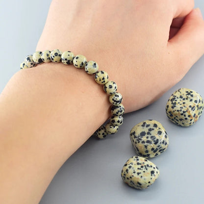 Dalmatian Stone Bracelet