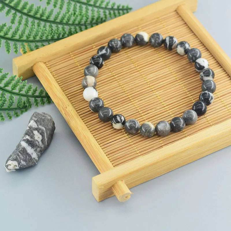 Zebra Stone Bracelet