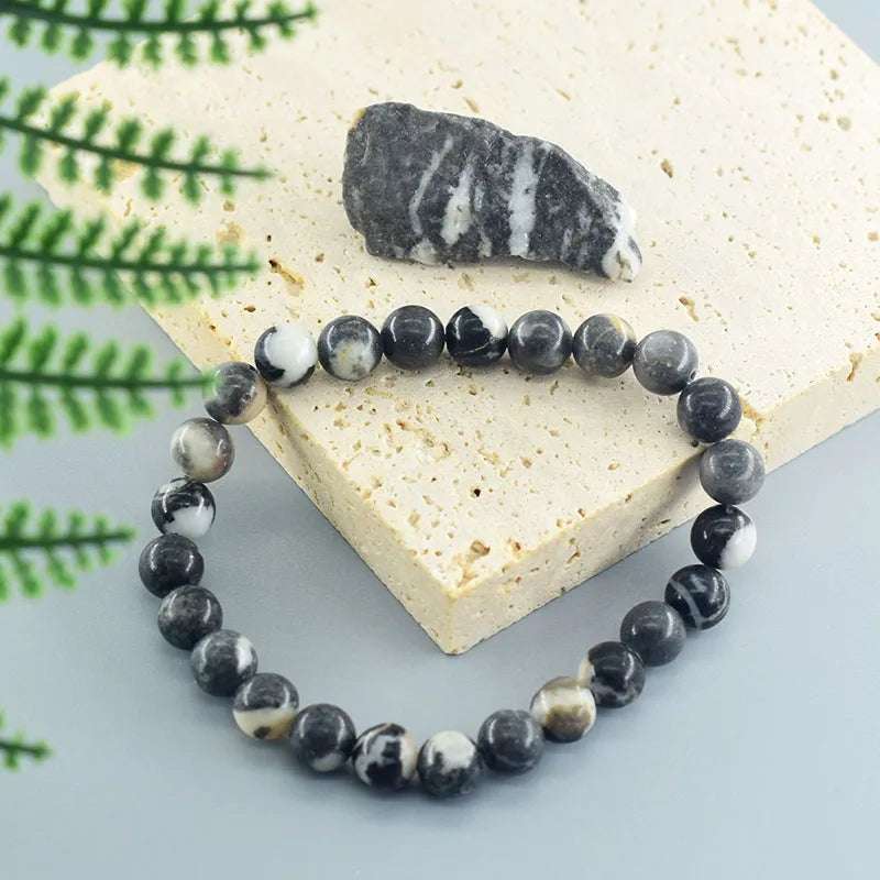 Zebra Stone Bracelet