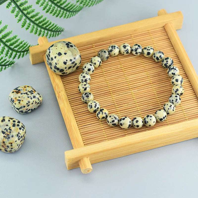 Dalmatian Stone Bracelet