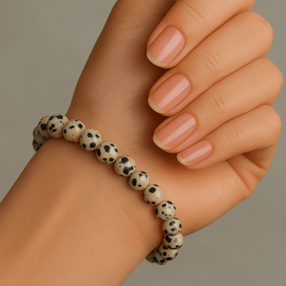 Dalmatian Stone Bracelet