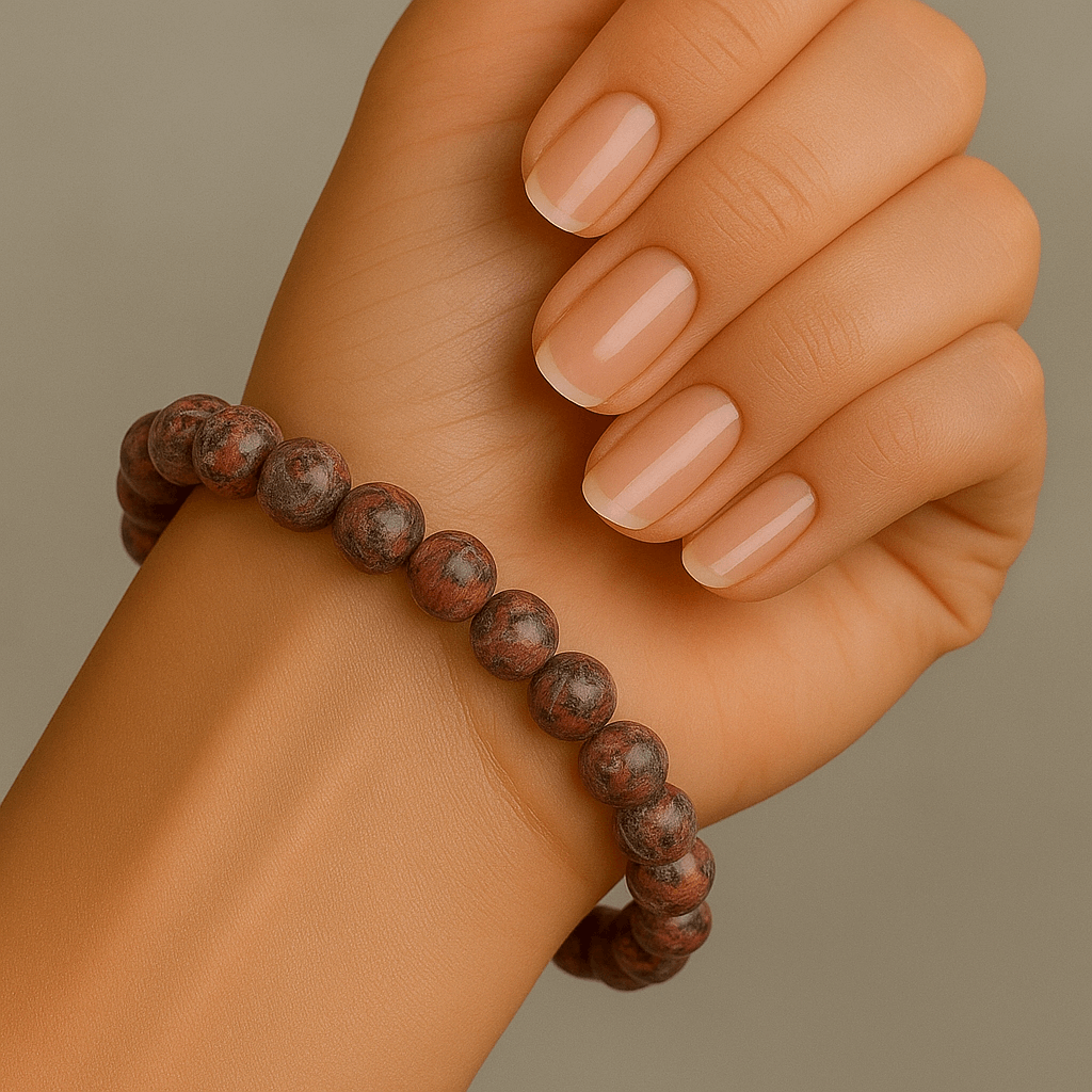 Red Leopard Skin Bracelet