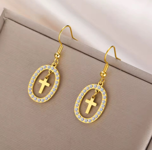 Cross Earrings