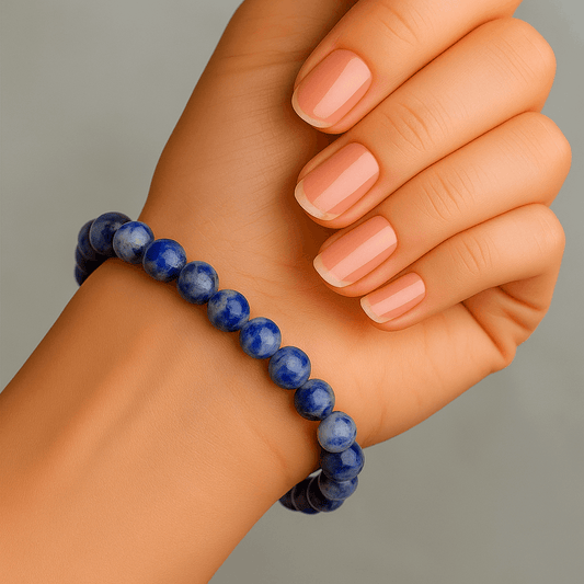 Blue Spot Stone Bracelet