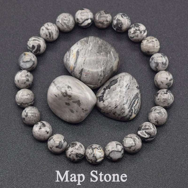 Map Stone Bracelet