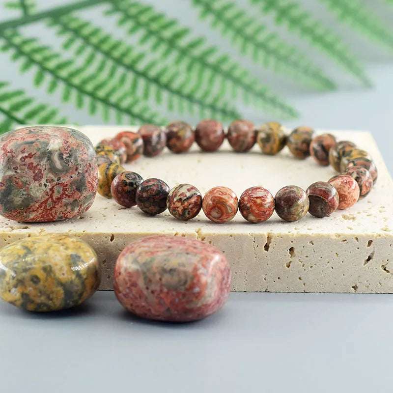 Red Leopard Skin Bracelet