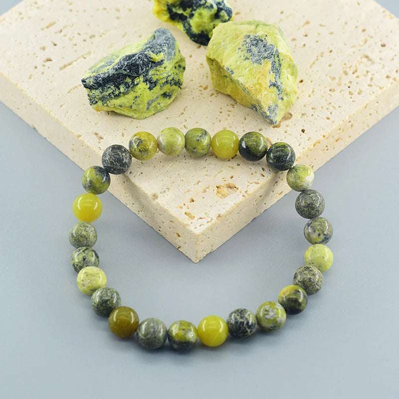 Grass Yellow Stone Bracelet